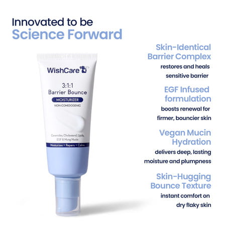 Wishcare Barrier Boost Moisturizer - Deep Nourishing Face Cream For Dry & Sensitive Skin 50 Ml