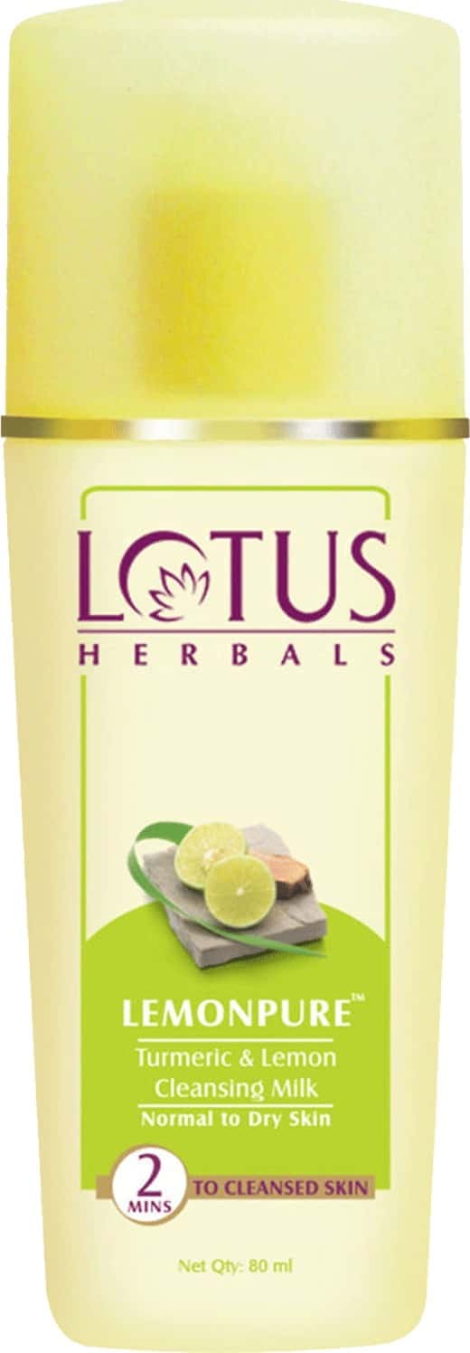 Lotus Herbals Lemonpure Turmeric & Lemon Cleansing Milk - 170 Ml