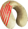 Elegant Cross Travel Pillow Beige