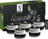 Nutriglow Natural's Bamboo And Activated Charcoal Facial Kit/Glowing Skin/Remove Blemishes 250Gm