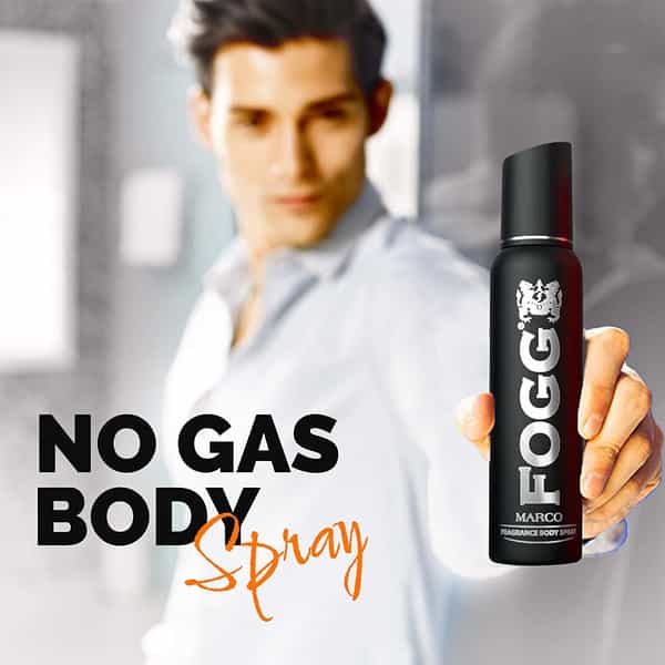 Fogg Marco Perfume Body Spray For Men (Black) | Everyday Deodorant And Spray | 150Ml
