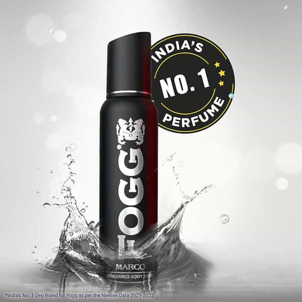 Fogg Marco Perfume Body Spray For Men (Black) | Everyday Deodorant And Spray | 150Ml
