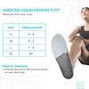 Vissco Superfly Insoles-Provides Foot Support For Relieving Foot Pain Shock Absorber- Large (Grey)