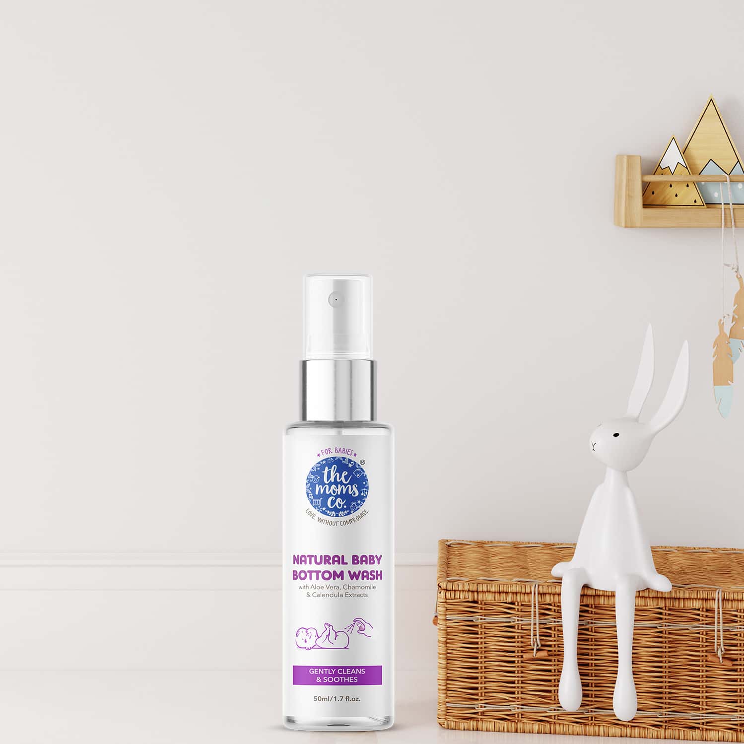 Buy THE MOMS CO. NATURAL BABY BOTTOM WASH 50 ML Online & Get Upto 60