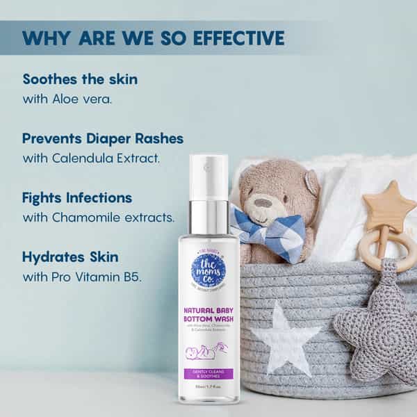 The Moms Co. Natural Baby Bottom Wash 50 Ml