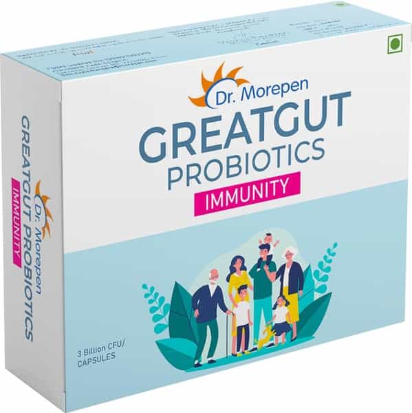 Dr. Morepen Greatgut Probiotics | Capsules | 14 No's
