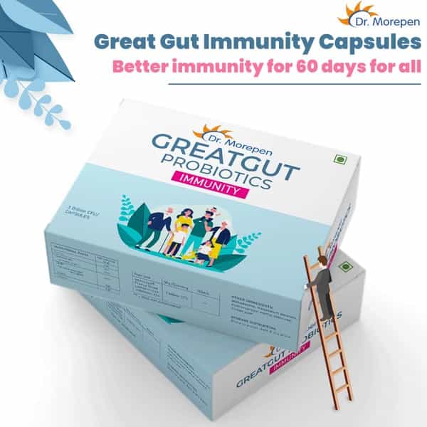 Dr. Morepen Greatgut Probiotics | Capsules | 14 No's
