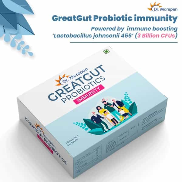 Dr. Morepen Greatgut Probiotics | Capsules | 14 No's
