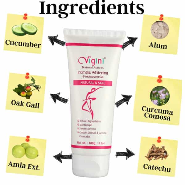 Vigini Vaginal Intimate Whitening Lubricant Vagina Hygiene | Hot Lube Sensual Massage Gel 200Ml