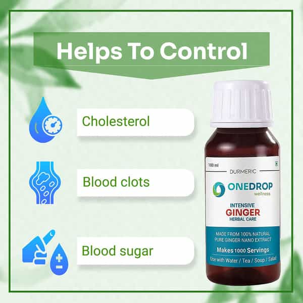 Durmeric Onedrop Intensive Ginger Herbal Drops - 100 Ml