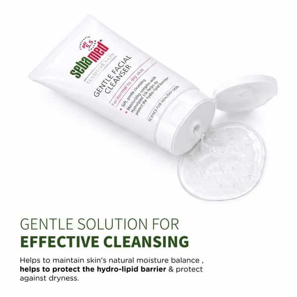 Sebamed Gentle Facial Cleanser | For Normal To Dry Skin | Ph 5.5 | Tube | 150 Ml