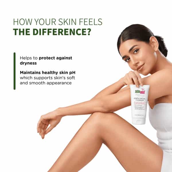 Sebamed Gentle Facial Cleanser | For Normal To Dry Skin | Ph 5.5 | Tube | 150 Ml