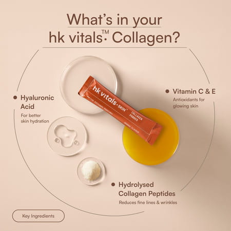 Hk Vitals Skin Radiance Marine Collagen Supplement (Orange | Pack Of 7)
