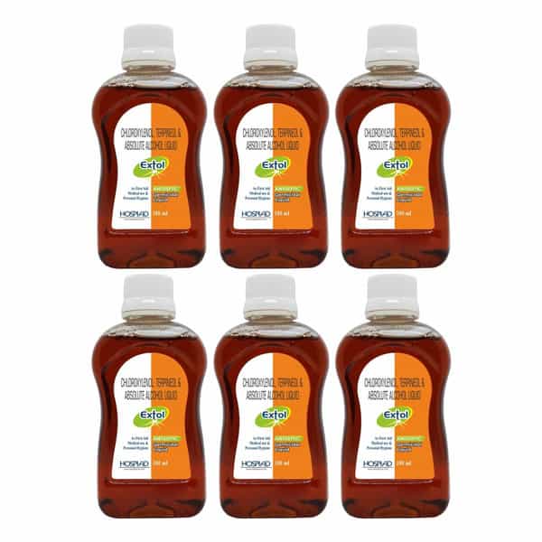 Extol Antiseptic Disinfecttant Liquid 100Ml Pack-6