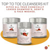 The Tribe Concepts Top To Toe Cleansers Kit/Without Steel Tin 600 Gm