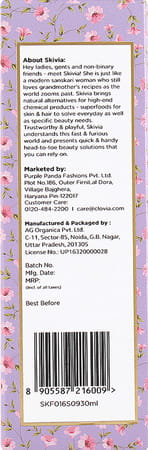 Skivia Kumkumadi Face Serum With Sea Buckthorn Oil & Vitamin E - 30ml|Reduces Dark Spots|Unisex