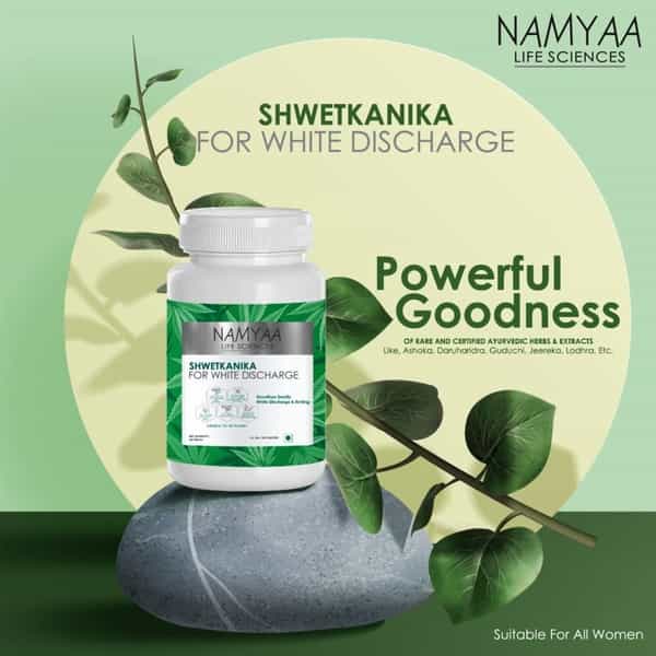 Namyaa Shwetkanika For White Discharge - Pack Of 60 Tablets - 100 G