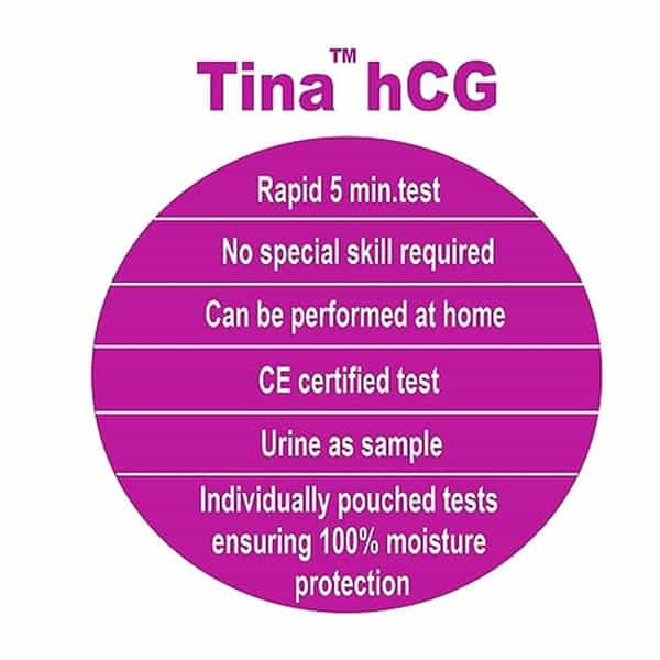 Tina Hcg Pregnancy Test Pregnancy Test Kit (5 Tests)