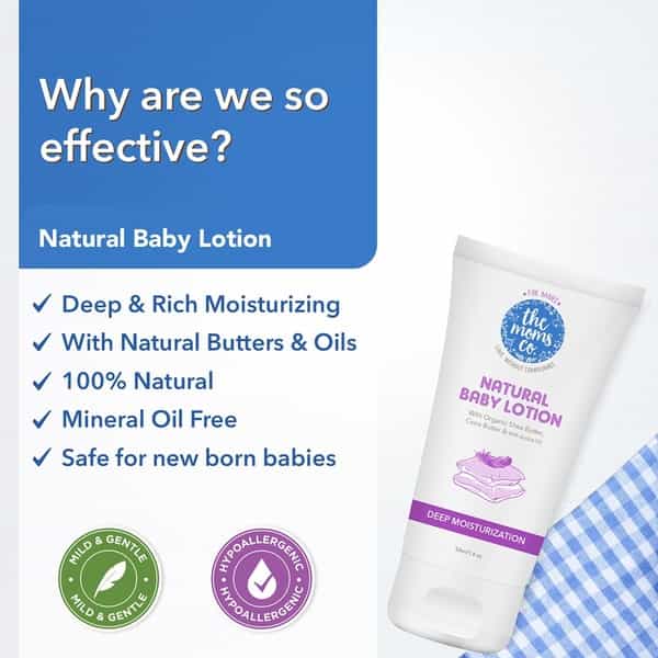 The Moms Co. Natural  Baby Lotion (Pack Of 2) Bottle Of 100 Ml