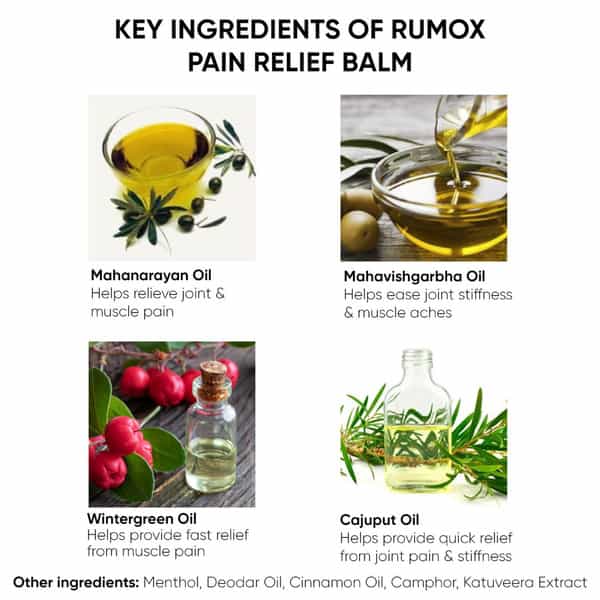 Dr. Vaidya's Rumox Pain Relief Balm -Pack Of 2
