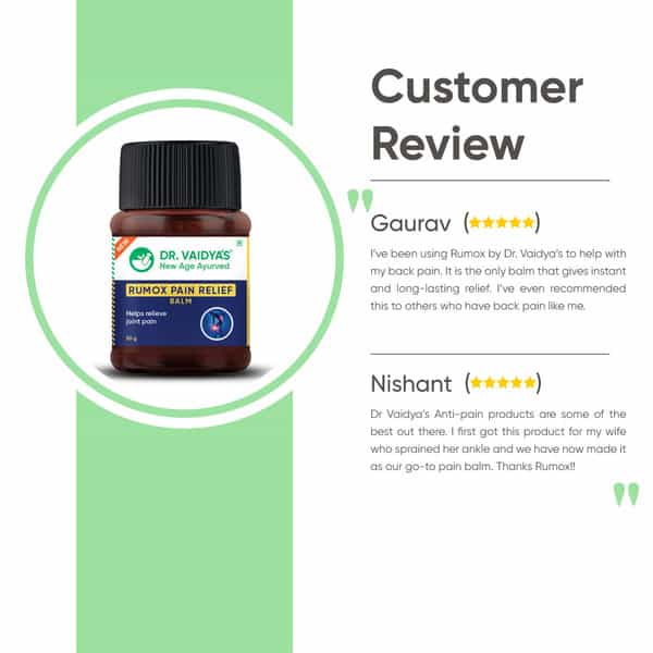 Dr. Vaidya's Rumox Pain Relief Balm -Pack Of 2