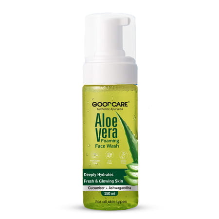 Goodcare Aloe Vera Foaming Face Wash | Soap | Sls & Paraben Free | All Skin Types - 150ml