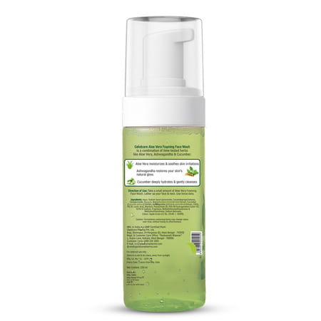 Goodcare Aloe Vera Foaming Face Wash | Soap | Sls & Paraben Free | All Skin Types - 150Ml