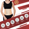 Mom & World Tummy Trimmer 8" Abdominal Belt Body Shaper Belt | Brown Colour Belt Small Size