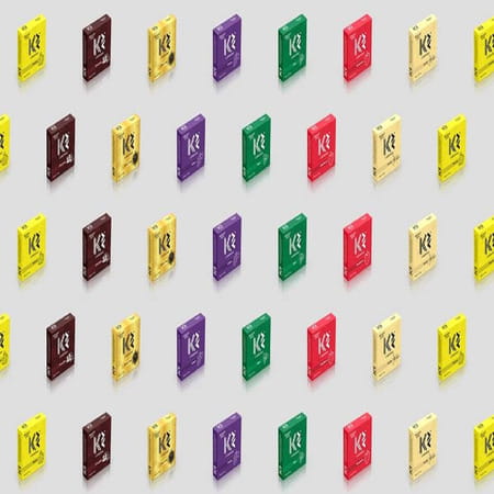 K2 Condoms Strawberry Flavoured With Delight Dotted Condom - 10'S (Pack Of 1)