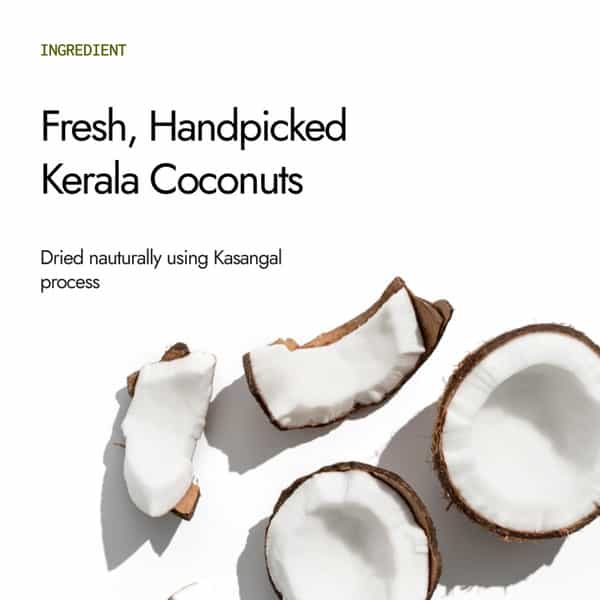 Kapiva Kerala Virgin Coconut Oil (Cold-Pressed For Maximum Nutrition) -500 Ml