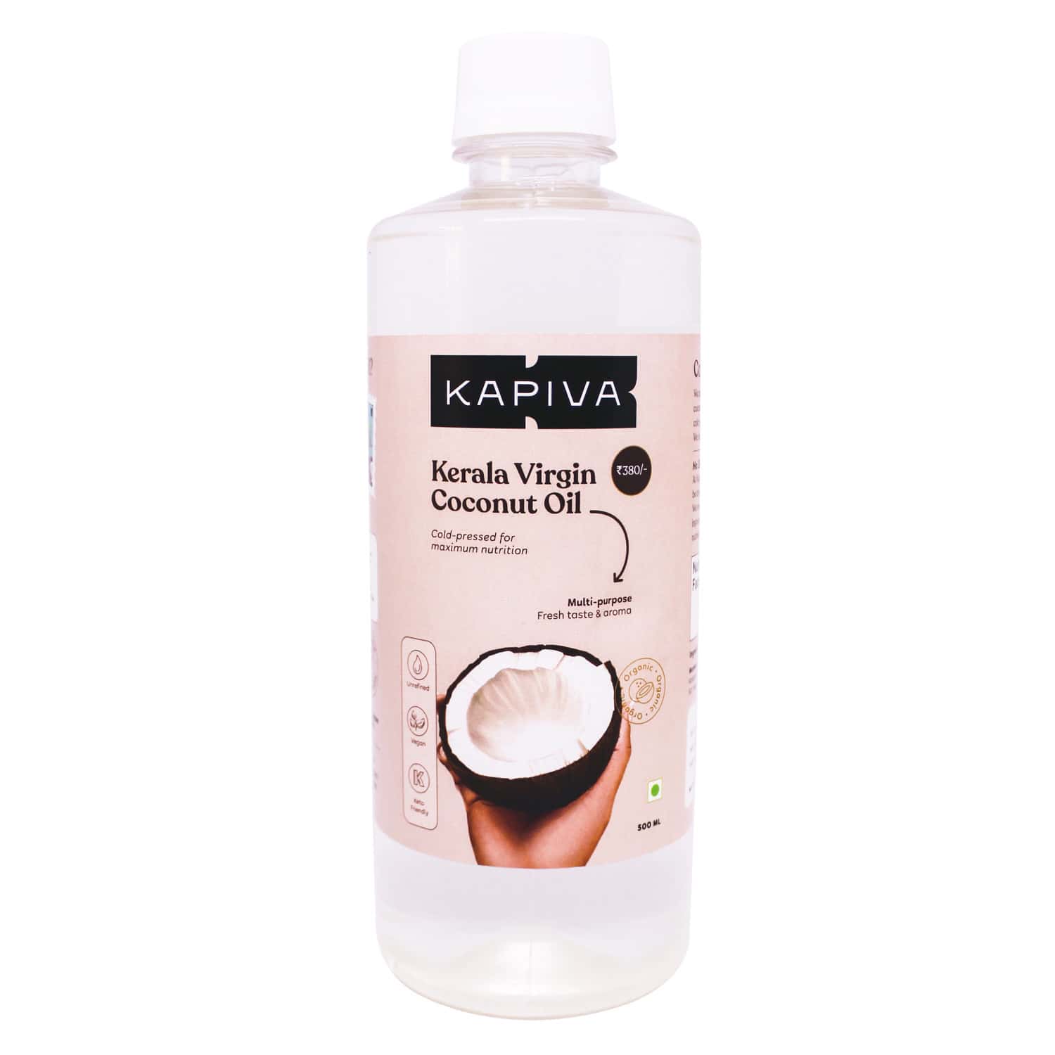 Buy Kapiva Coconut Oil Bottle Of 500 Ml Online at Flat 18 OFF* PharmEasy