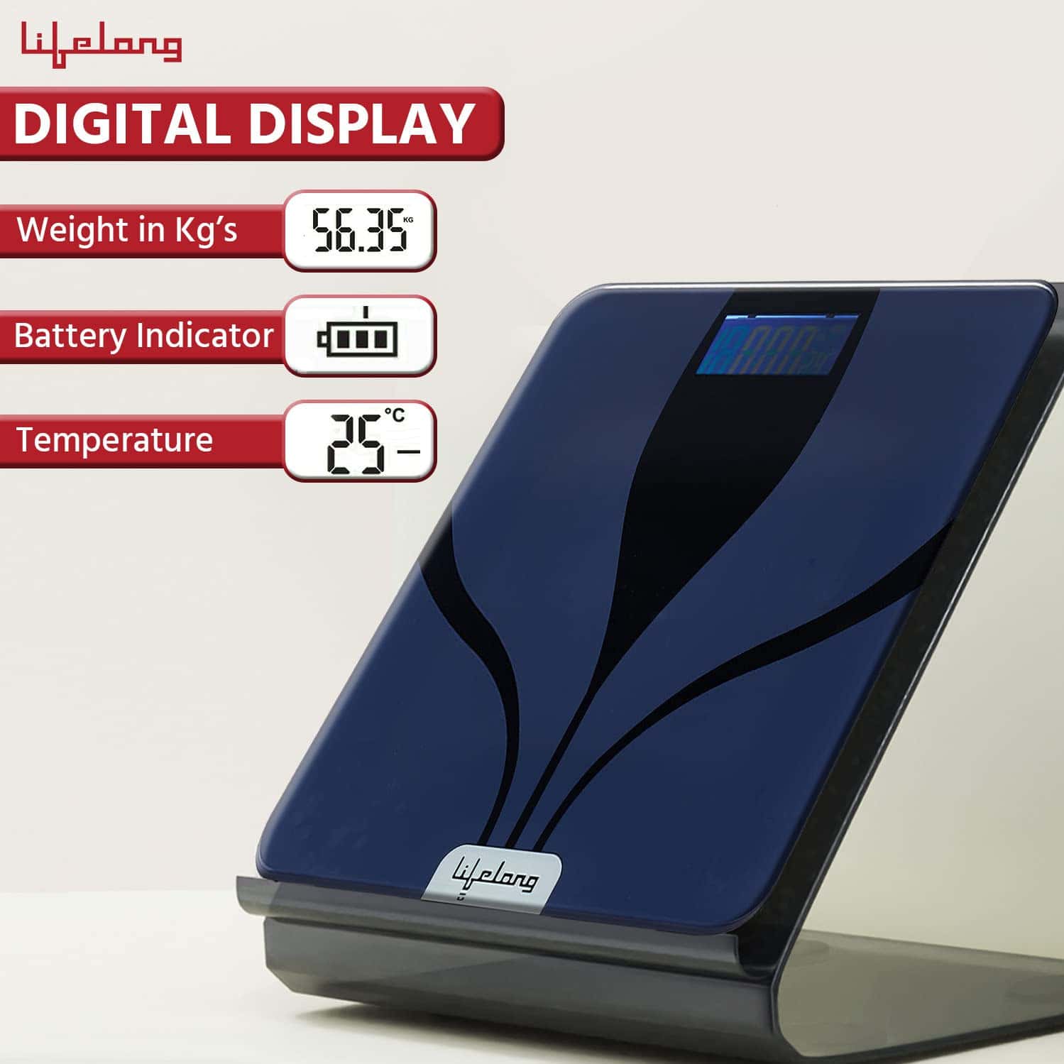 Buy LIFELONG LLWS27 DIGITAL WEIGHING SCALEGLASS WEIGHING SCALE MACHINE