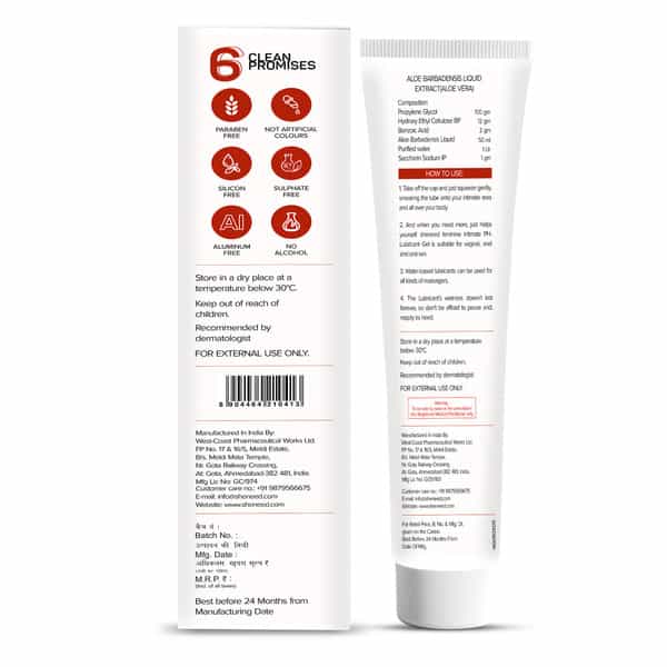 Sheneed Intimate Water Based Lube | Women | Non-Sticky | Stain-Free Skin Friendly Ph Balanced 30 Ml