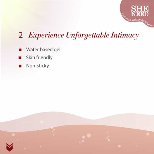 Sheneed Intimate Water Based Lube | Women | Non-Sticky | Stain-Free Skin Friendly Ph Balanced 30 Ml