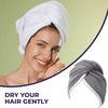 Sanfe Selfly Hair Wrap Towel - 1 Piece Ultra Soft & Absorbent Hair Wrap | Hair Turban Towel