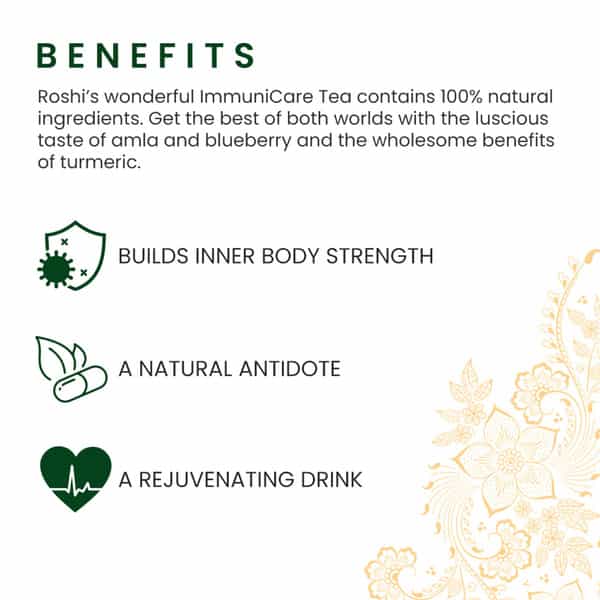 Roshi Immunicare Green Tea - 25 Tea Bags