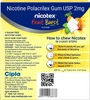 Nicotex Nicotine Gums Fruit Burst Flavour 2Mg | Helps Quit Smoking