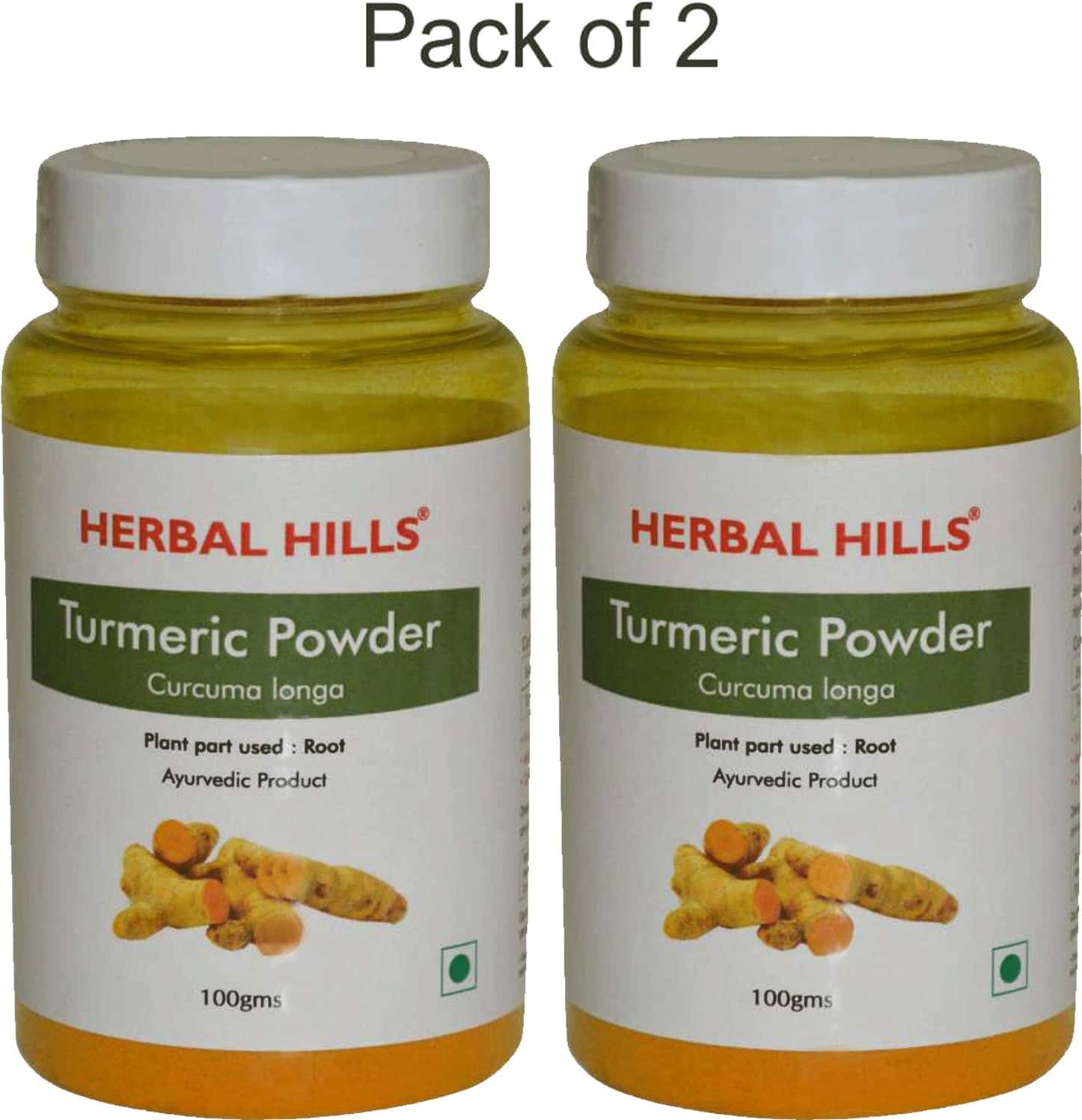 Herbal Hills Turmeric Powder - 100 Gms (Pack Of 2)