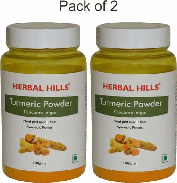 Herbal Hills Turmeric Powder - 100 Gms (Pack Of 2)