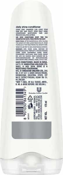 Dove Daily Shine Conditioner - 180 Ml
