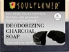 Soulflower Deodorizing Charcoal Soap 150Gm