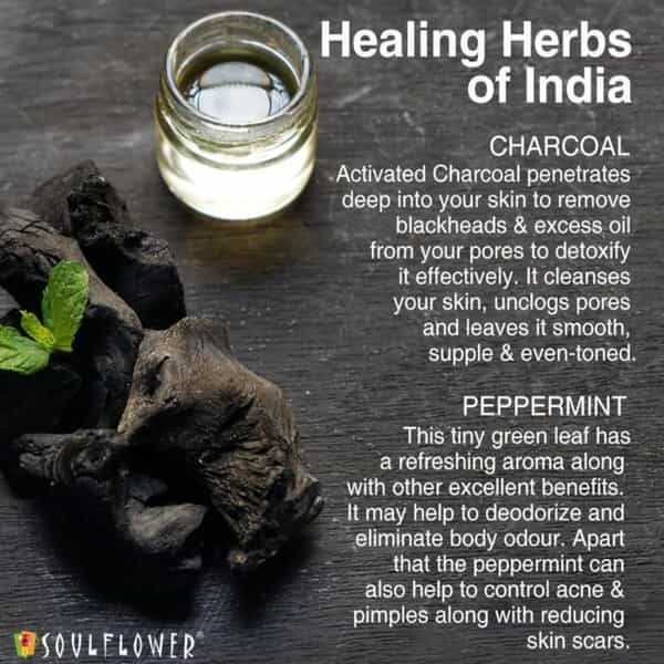 Soulflower Deodorizing Charcoal Soap 150Gm