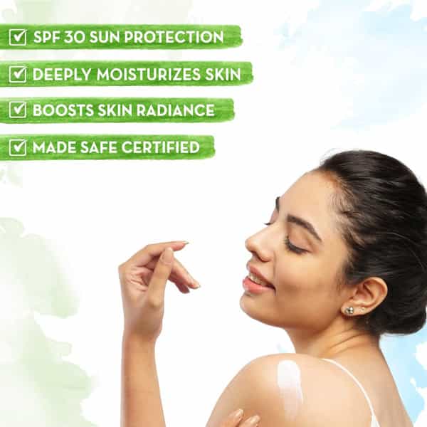 Mamaearth Vitamin C Sunscreen Body Lotion With Vitamin C - Spf 30 Sun Protection|Women & Men|300Ml