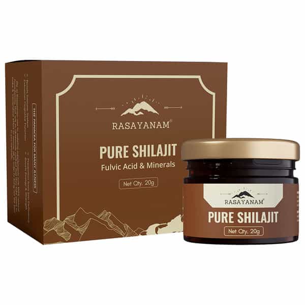 Rasayanam Pure Shilajit |75% Fulvic Acid For Energy & Stamina|20G Pack Of 1