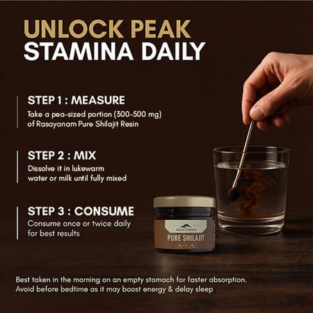 Rasayanam Pure Shilajit |75% Fulvic Acid For Energy & Stamina|20g Pack Of 1