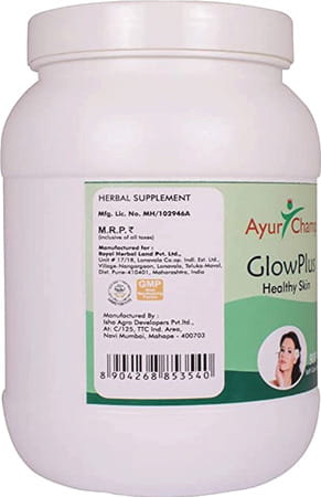 Ayur Champ Glowplus - 900 Capsules Pack Of 4