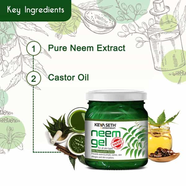 Keya Seth Aromatherapy Neem Gel For All Skin Types- 190Gm