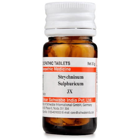 Dr. Willmar Schwabe India Strychninum Sulphuricum Trituration Tablet 3x 20 No'S