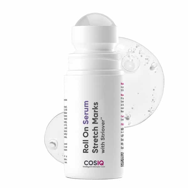 Cos-Iq Stretch Marks Removal Roll-On Serum With Striover - Scar Removal | 40Ml