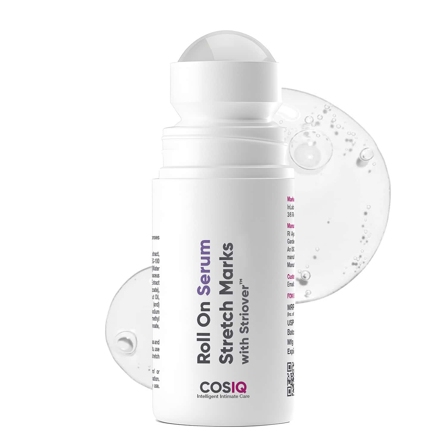Cos-Iq Stretch Marks Removal Roll-On Serum With Striover - Scar Removal | 40ml